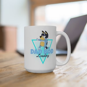 Personalized Bluey Heeler Dad Mug With Kids Name, Bluey Heeler Family,  Gifts For Dad Christmas Gift - Mugs, Facebook Marketplace