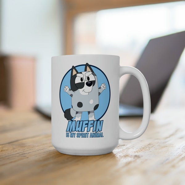 Spirit Animal Coffee Mug TV Heeler Cup Large Coffee Mug Toddler Television Gift Idea Cute Mug