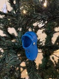Mini Croc Christmas Ornament, Funny Stocking Stuffer, Crocs Lover Gift, Peronalized Holiday Tree Decoration