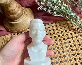 Custom 3D-Printed Bust of Messi - Personalized Soccer Decor