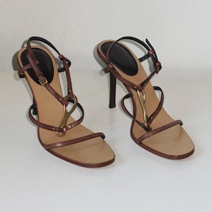 Gucci by Tom Ford Fall Winter 1996 Horsebit Heels | Tom Ford Gucci FW 1996 Modernist Horsebit Pumps