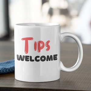 Tips Welcome School Secretary Coworker Gift Receptionist Desk Admin Mug Coworker Secretary Desk Secretary Gift Mug Office Mug