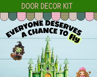 Wicked inspired bulletin board or door decor for elementary-preschool-kindergarten-music classroom-broadway themed classroom decor