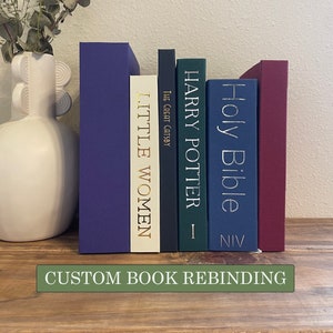 Custom Book Rebinding Service, Rebinding Seller-Provided Books, Custom Hardcover Books