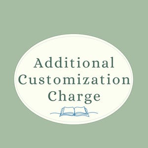 Additional Customization Charge
