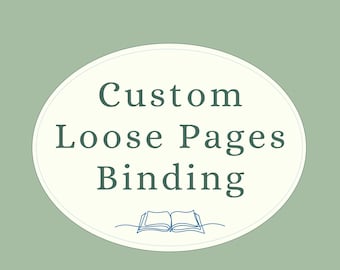 Custom Hardcover Book Binding Service, Loose Pages & Repair Service