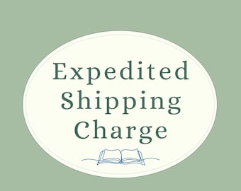 Custom Book Rebind Expedited Shipping Charge