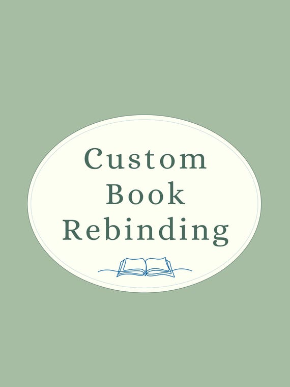 Custom Hardcover Book Rebinding Service, Personalized Book Binding Canvas Cloth