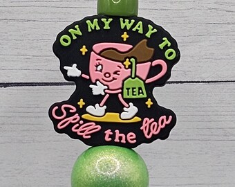 On My Way to Spill the Tea Ballpoint Pen with Refillable Ink