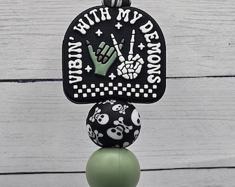 Vibin' With My Demons Ballpoint Pen with Refillable Ink