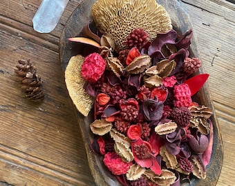 Scented or Unscented Red Potpourri