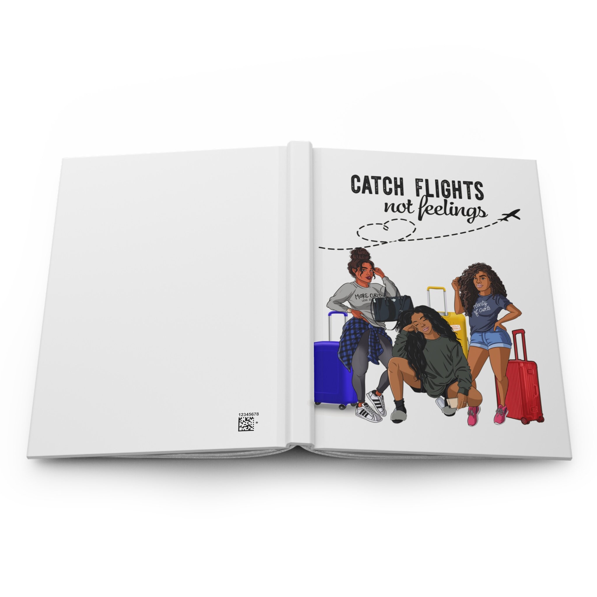 Catch Flights Not Feelings Journal - White - Etsy