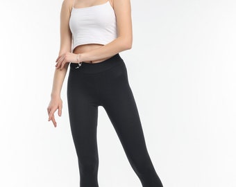 Leggings capri tipo bermuda de algodón