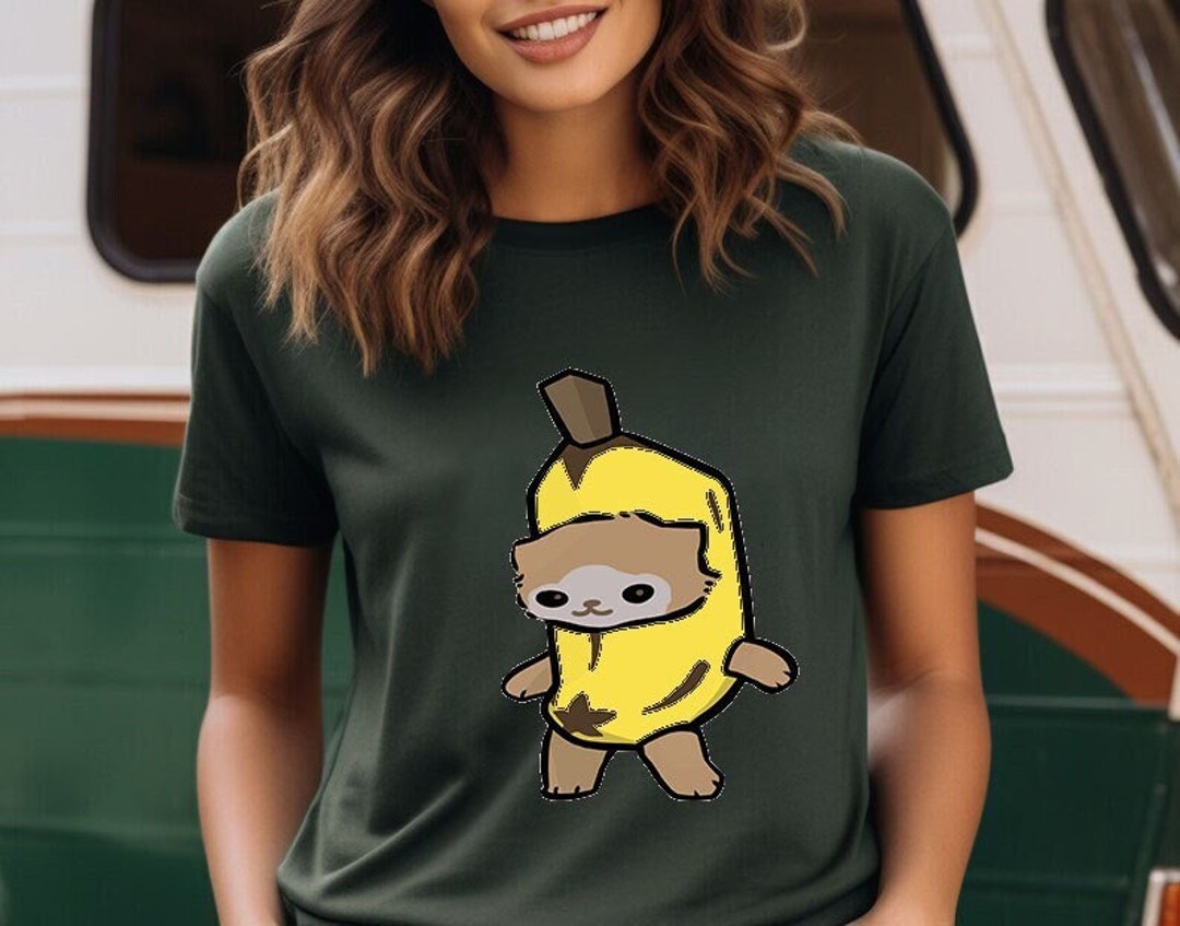 Banana Cat Shirt Funny Cat Meme Tshirt Crazy Cat Lady Etsy