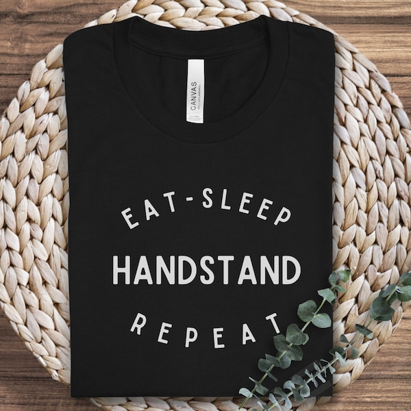 Mangez le sommeil et le poirier répètent le tshirt, chemise d'amant de poirier, cadeau d'équilibreur et de gymnaste, t-shirt de passionné de poirier, T-shirt drôle de poirier
