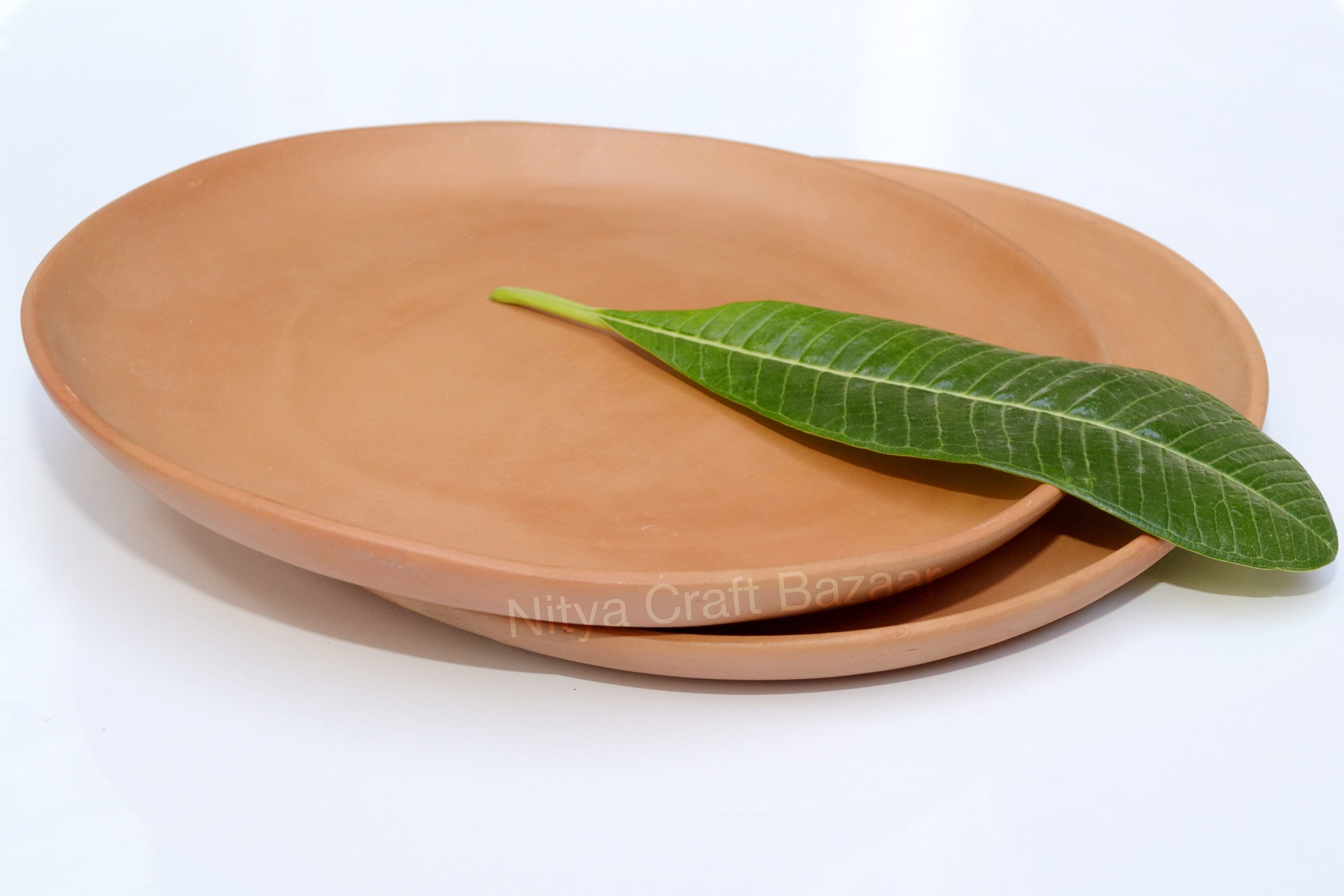 Unglazed Clay Dinner Plates for all occasion, Earthen Utensil, Terracotta Thali for Serving, Handmade Clay Plates, Vintage Plates for Dining
