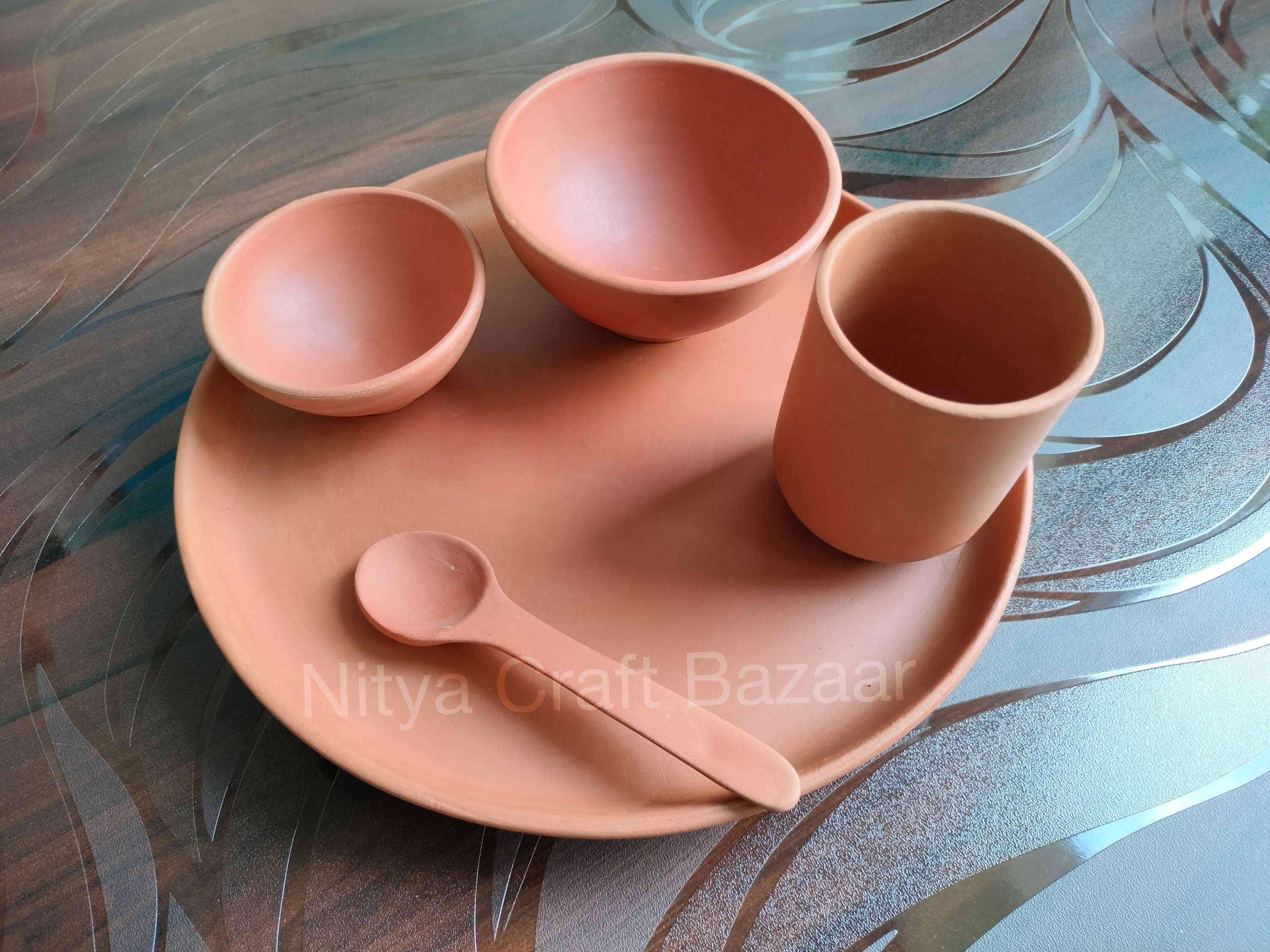 Platos de barro Etsy Espana