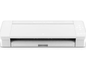 Silhouette Cameo 4 Classic White 30 cm-12" Plotter de corte creativo para papel, cartulina, vinilo, termovinilo, fieltro, fommy. Con Webinar