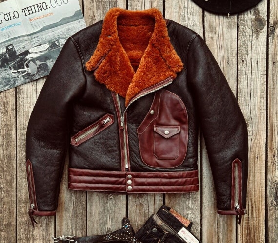Bomber style motorcycle clearance jacket