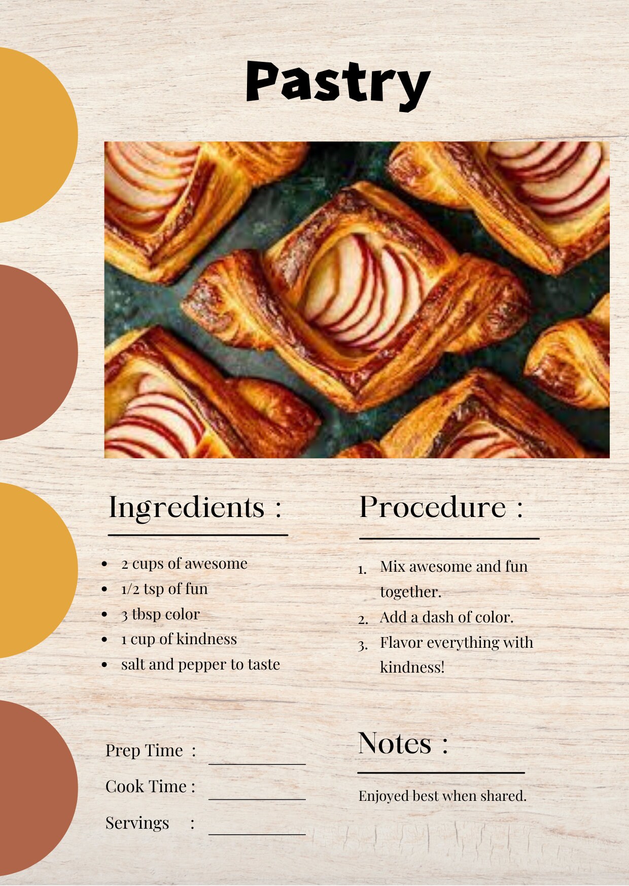 Recipe Book Template Editable Printable Digital Cookbook - Etsy