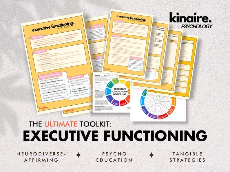 The Ultimate Executive Functioning Digital Toolkit | Psychoeducation ...