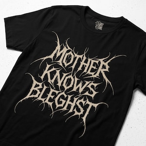 Metal Mom Shirt, Funny Blegh Tee, Sarcastic Deathcore Typography Top, Elder Emo Mothers Day, Grunge Band Humor Quote, Alt Rocker Mama Gift