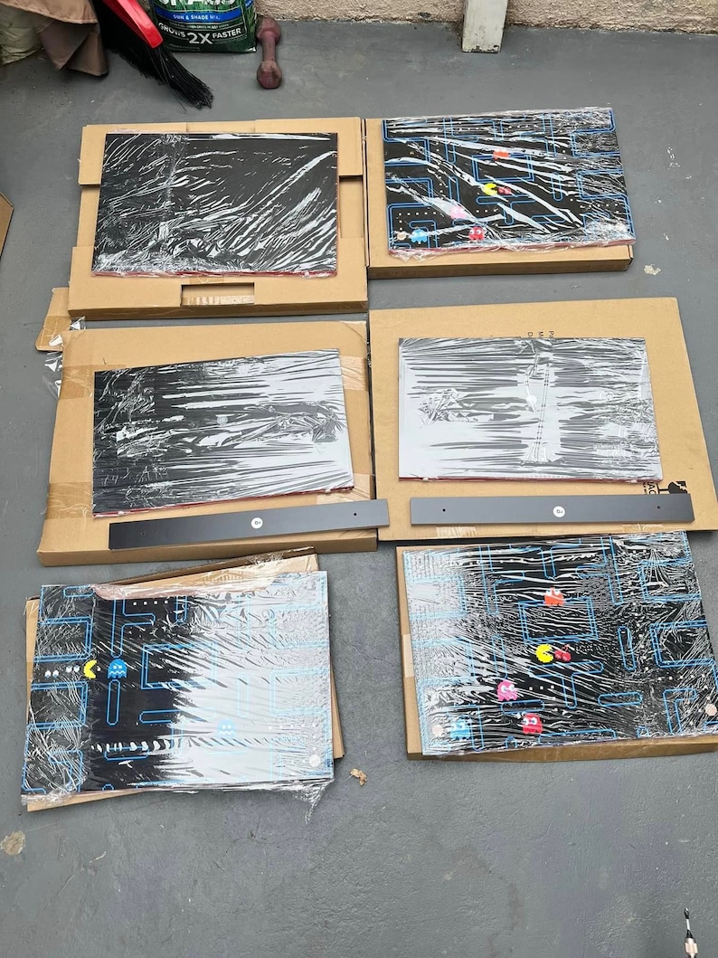 Pacman Tabletop Riser Arcade1up Pac-man Legacy Risers - Etsy