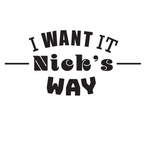 ニック・カーター、I Want It Nicks Way、I Heart BSB、I Love AJ、I Love Brian、I Love Howie、I Love Kevin、I Love Nick、SVG、ビニール、バックストリート・ボーイズ