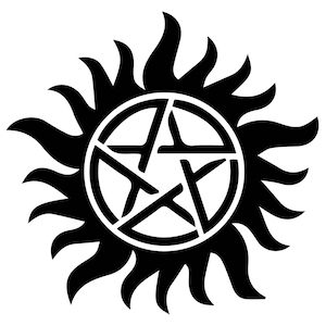 Surnaturel, SVG surnaturel, symbole de protection surnaturelle, symbole de protection surnaturelle SVG