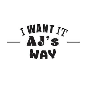 AJ マクリーン、I Want It AJs Way、I Heart BSB、I Love AJ、I Love Brian、I Love Howie、I Love Kevin、I Love Nick、SVG、ビニール、バックストリート ボーイズ