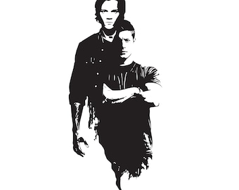 Dean Winchester, Dean Winchester SVG, Sam Winchester, SVG, The Winchesters, The Winchesters svg, Supernatural, Supernatural SVG