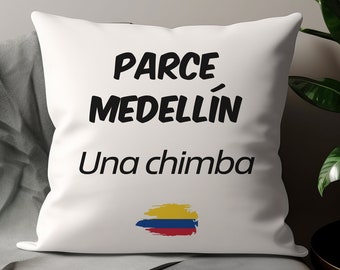 Medellín Gift, Que chimba Pillow, Colombian Gift, Medellín, Karol G Gift, Bichota Pillow, Latin Gift, Colombian Pillow, Travel Gift