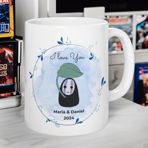 Custom mug studio Ghibli/spirit away no face/personalized anime gift art/Anime Gift/Anime gift/anime decoration