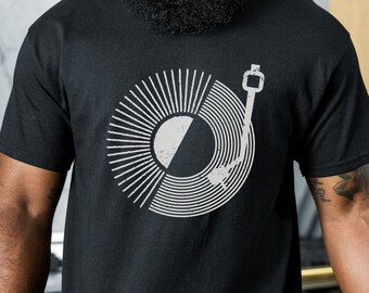 Vinyl Record T-shirt, Record Collector Shirt, Classic Lp T-shirt, Vinyl Lover Shirt, Sun tShirt, Vintage Vinyl shirt, Music Lover Shirt
