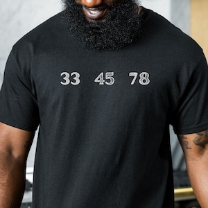 33 45 78 Vinyl Record T shirt, Record Collector Shirt, DJ, Classic Lp Tshirt, Vinyl Lover T-Shirt, Vintage Vinyl shirt, Music Lover Shirt