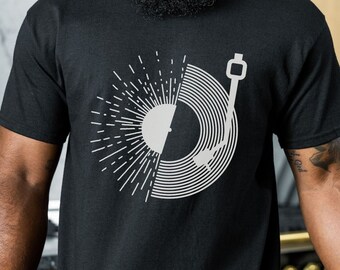 Vinyl Record T-shirt, Record Collector Shirt, Classic Lp T-shirt, Vinyl Lover Shirt, Sun tShirt, Vintage Vinyl shirt, Music Lover Shirt