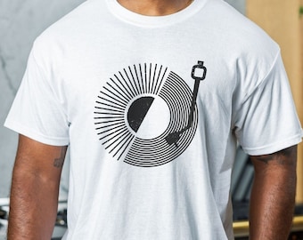 Vinyl Record T-shirt, Record Collector Shirt, Classic Lp T-shirt, Vinyl Lover Shirt, Sun tShirt, Vintage Vinyl shirt, Music Lover Shirt