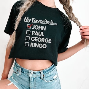 Beatles Shirt, John Lennon Shirt, I love John shirt, Beatles Gifts, Rock and Roll Shirt, Trendy Gifts, Beatles Shirt, Beatlemania T-shirt