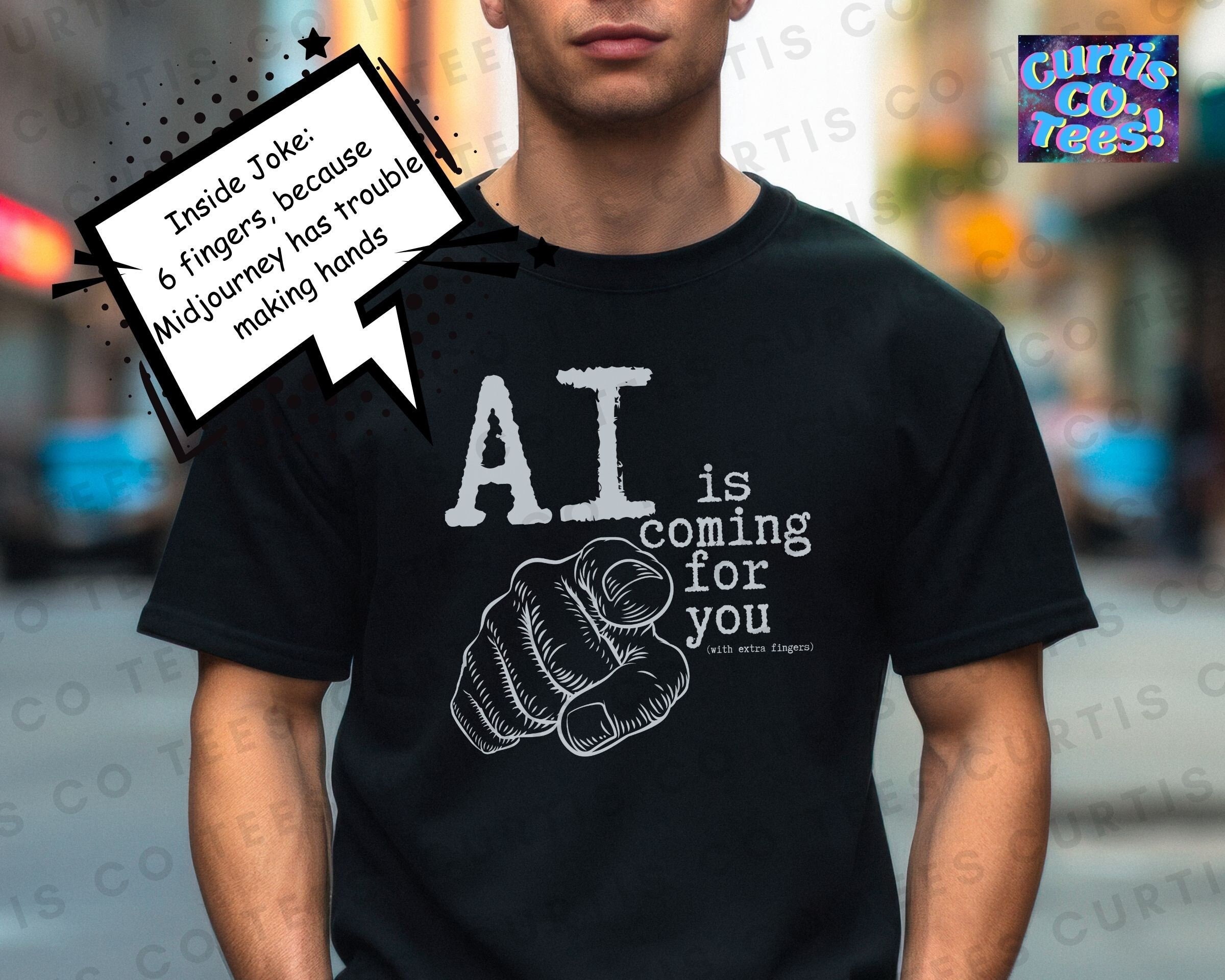 シャツ ai AI T Shirt, Funny AI Shirt, Prompt Engineer Shirt, Artificial