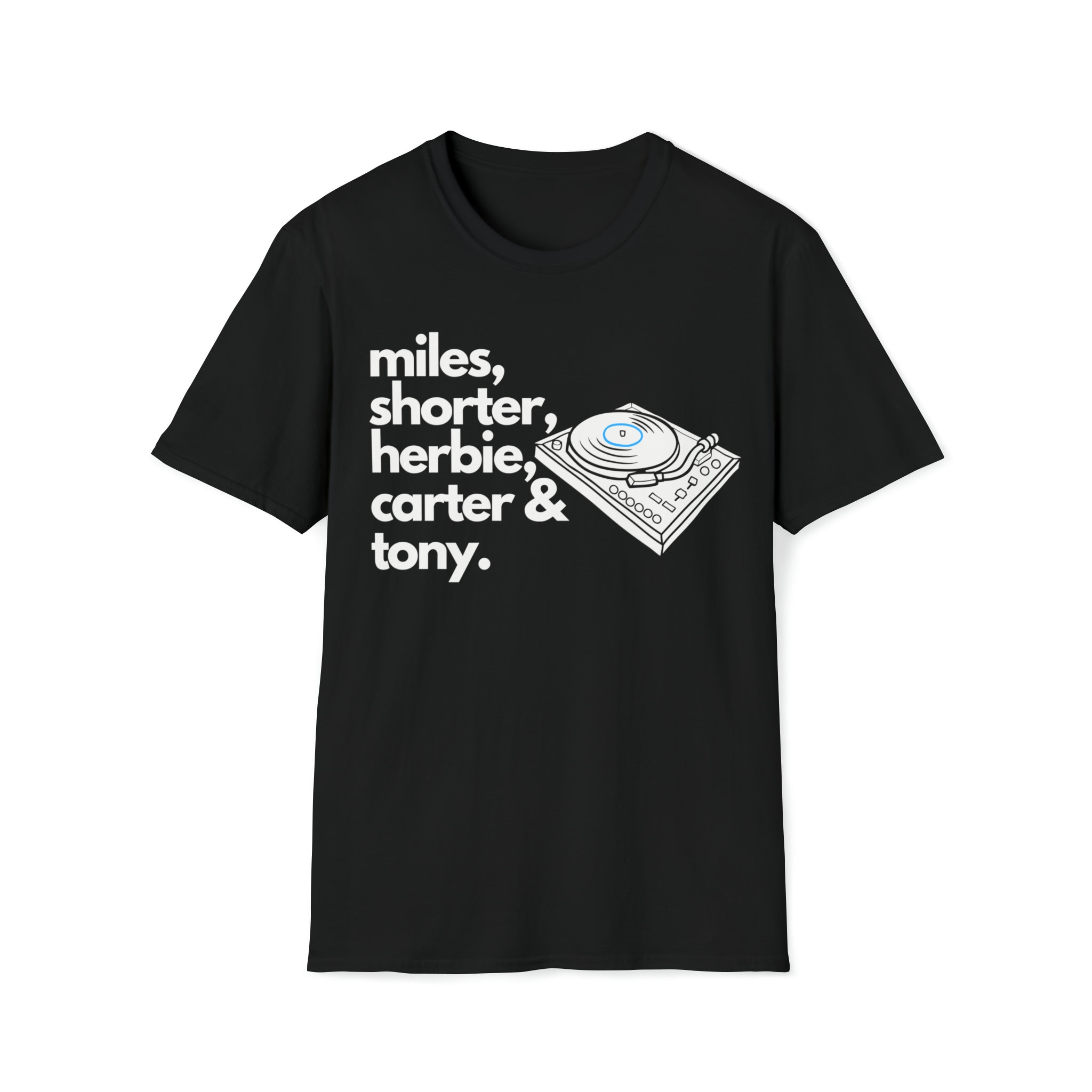 Second Quintet Tshirt, Vinyl Records, Jazz Shirt, Miles