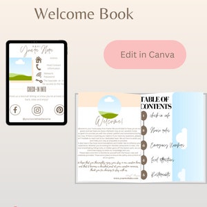 Airbnb Welcome Book