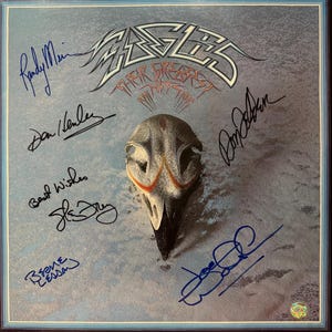 The Eagles Original Autographed “Their Greatest Hits 1971-1975” LP (COA)