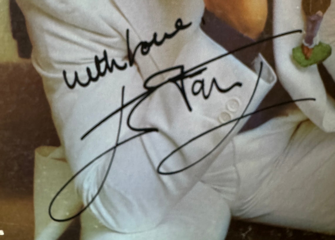 ELTON JOHN signed autographed album COA Hologram main image 0
