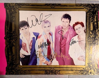 希少 Duran Duran Decade ニューロマンティック シンセポップ Duran Duran 'decade' CD Signed by Simon Lebon & Nick Rhodes (LOA