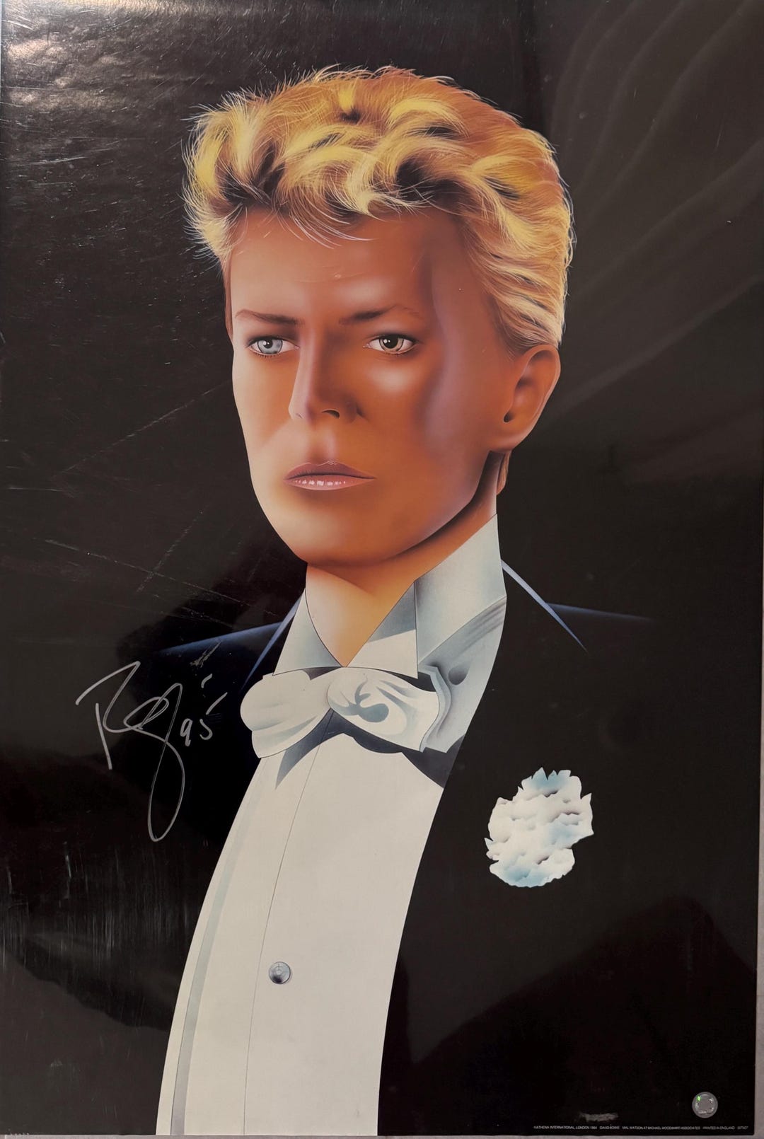 David Bowie Original Autographed Poster (COA) - Etsy