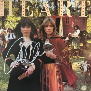 Heart Original Autographed “Little Queen” LP Cover (COA)