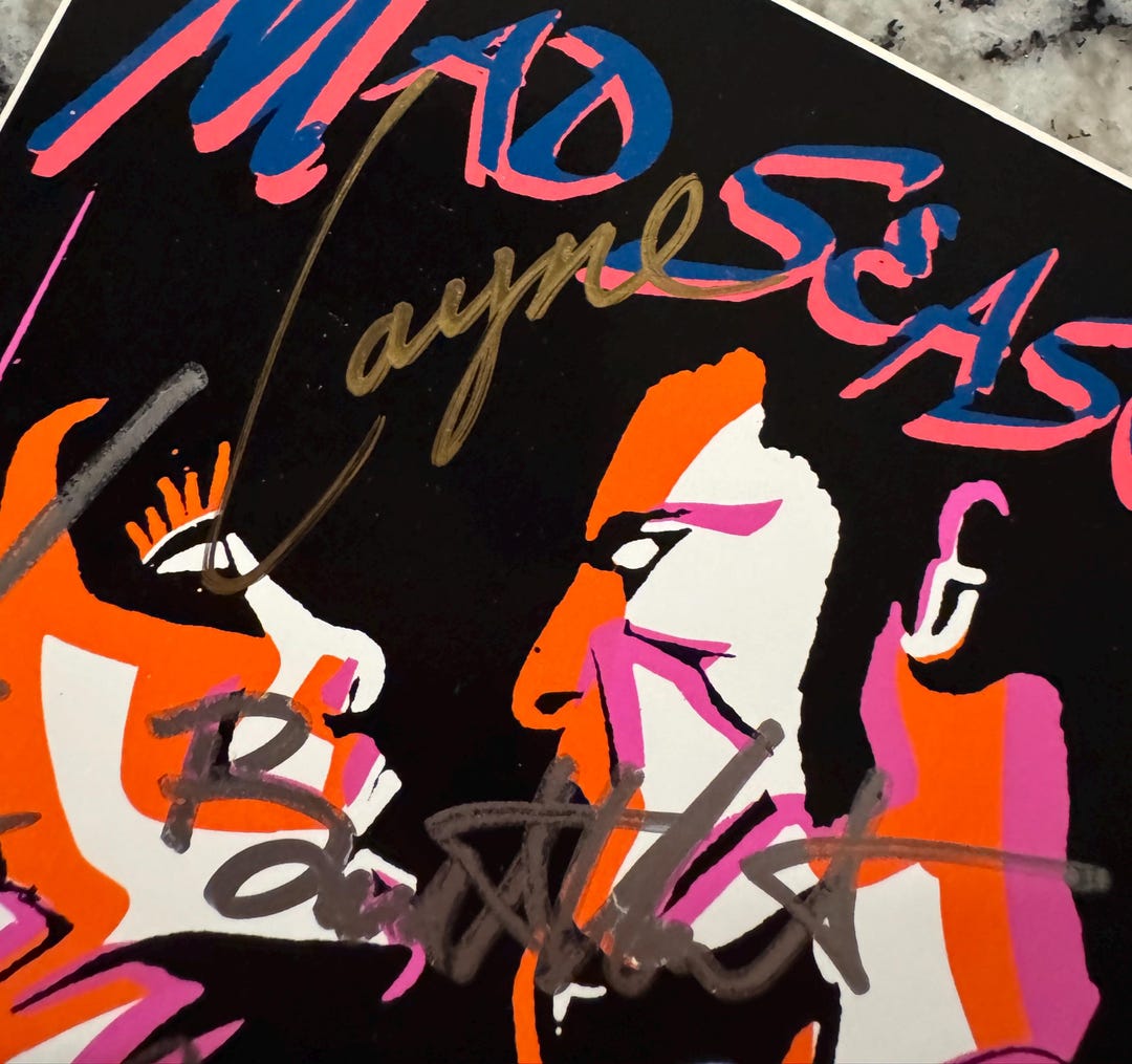 Mad Season Original Autographed 