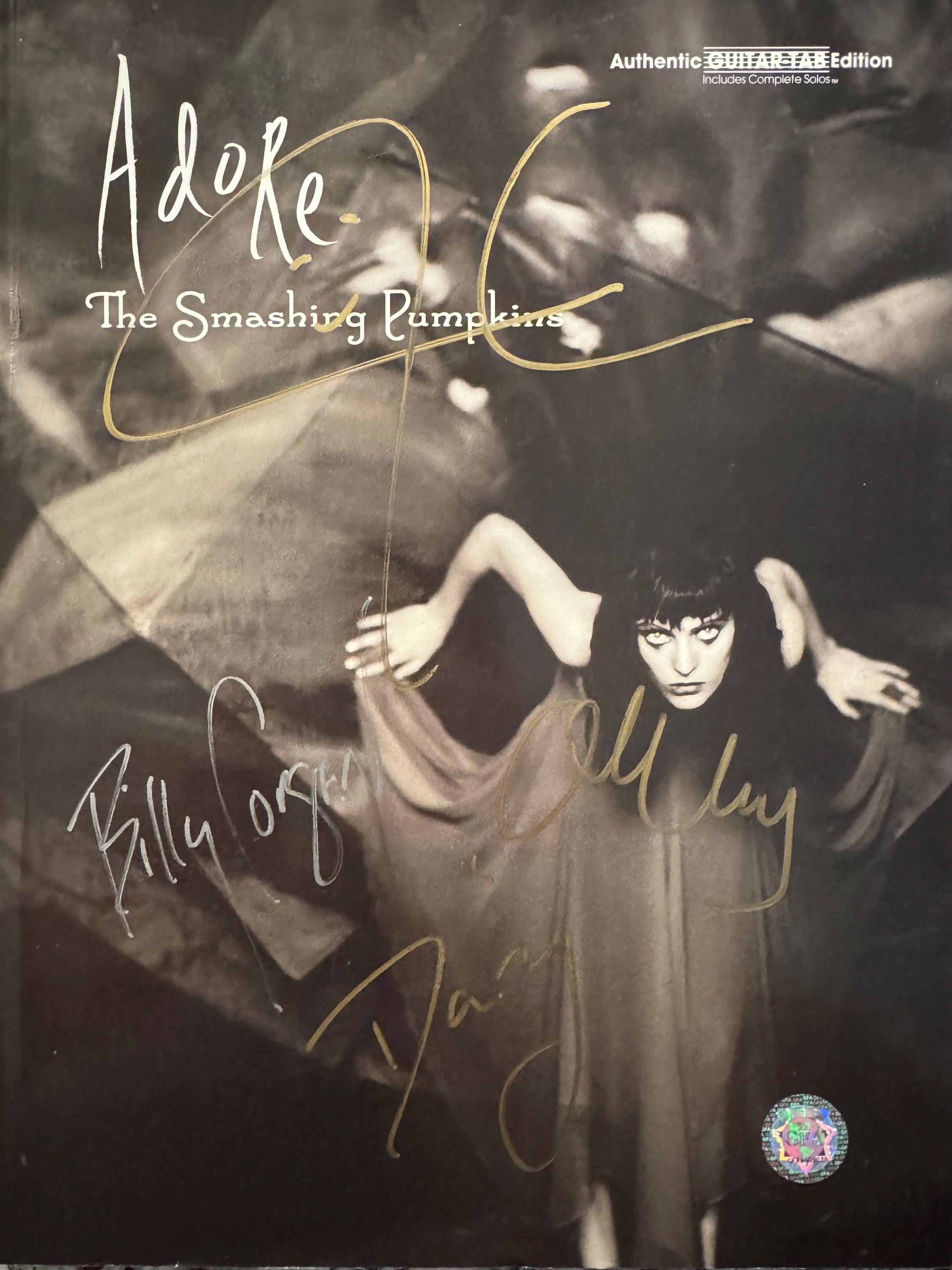 The Smashing Pumpkins Original Autographed “adore” Guitar Book