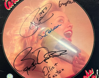 Pochette originale autographiée du LP « Shake It Up » de The Cars (Certificat d'authenticité inclus)