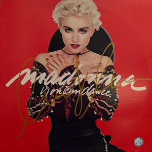Madonna Original Autographed &quot;You Can Dance&quot; LP Cover (COA)